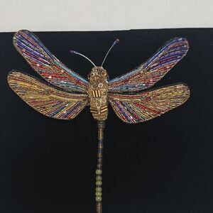 Trovelore Brown Hawker Dragonfly Brooch 🚨 Rare Find